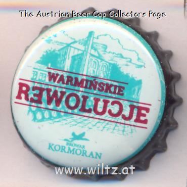 Beer cap Nr.23828: Warminskie Rewolucje produced by Browar Kormoran/Olsztyn