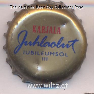 Beer cap Nr.23884: Karjala Jubileumsöl III produced by Oy Hartwall Ab/Helsinki