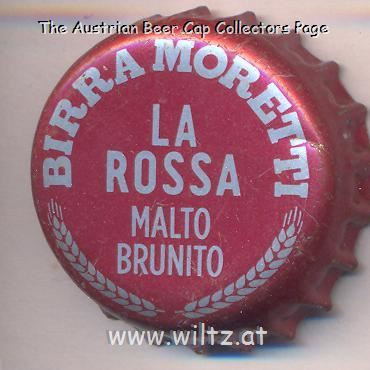 Beer cap Nr.24200: Birra Moretti La Rossa Malto Brunito produced by Birra Moretti/San Giorgio Nogaro