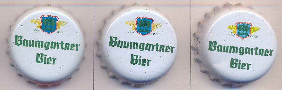 Baumgartner Stiftungsbier Baumgartner Stiftungsbier different caps